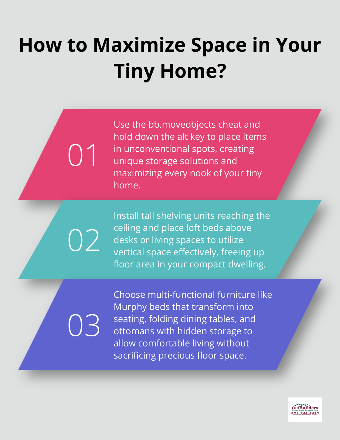 Infographic: How to Maximize Space in Your Tiny Home?