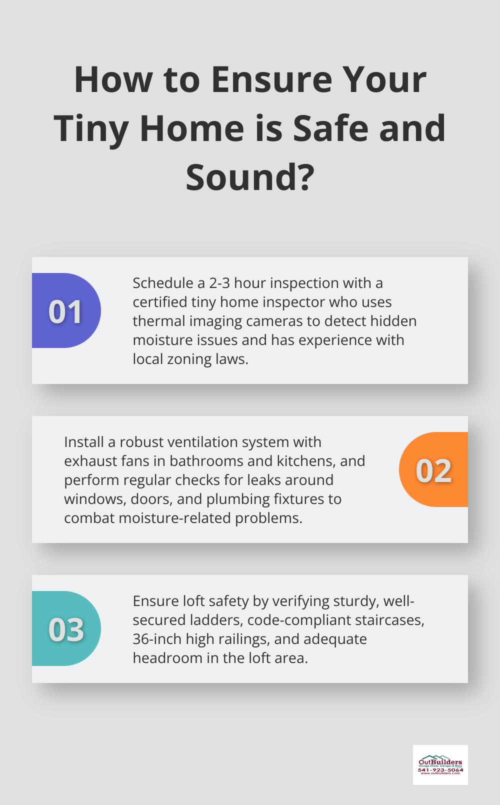 Infographic: How to Ensure Your Tiny Home is Safe and Sound?