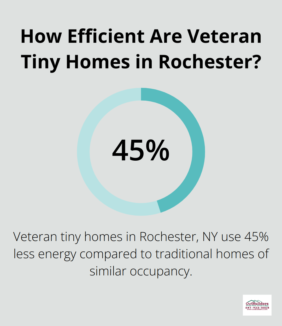 Infographic: How Efficient Are Veteran Tiny Homes in Rochester?