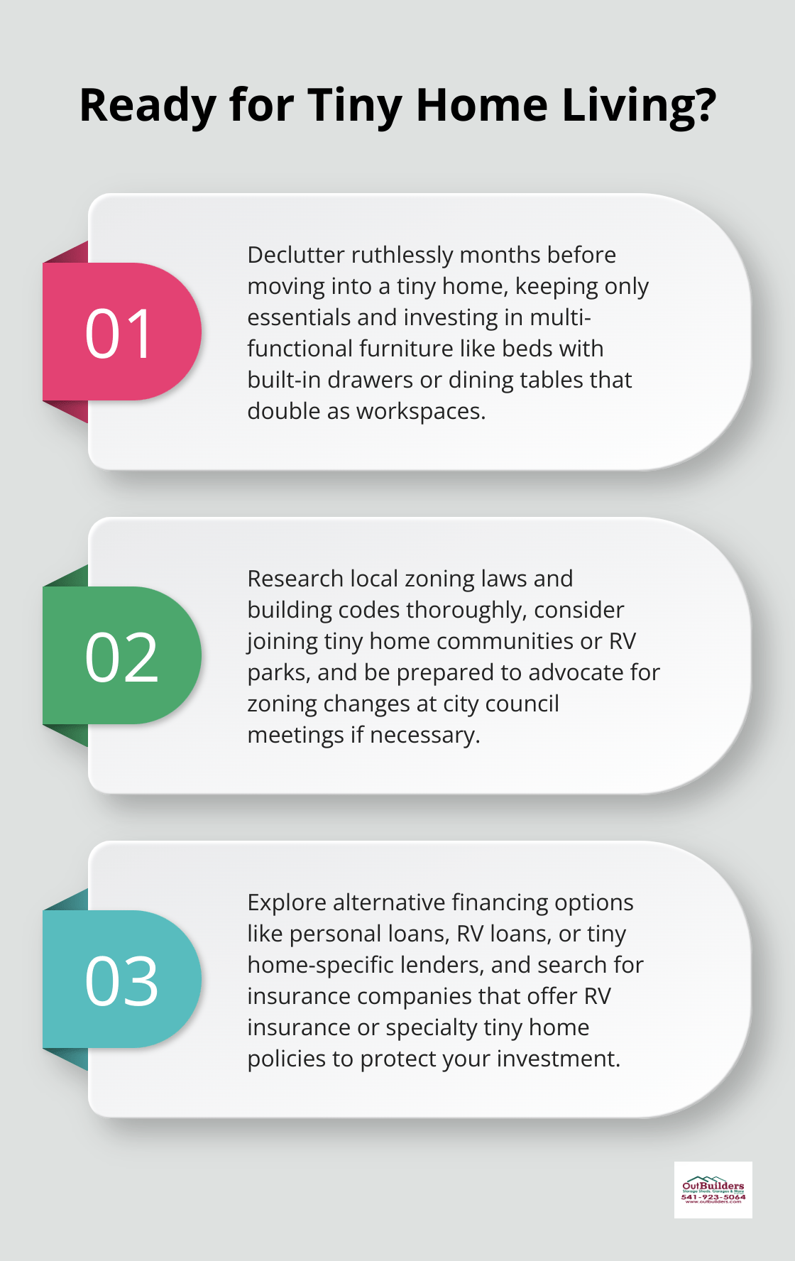 Infographic: Ready for Tiny Home Living? - 12x30 tiny home