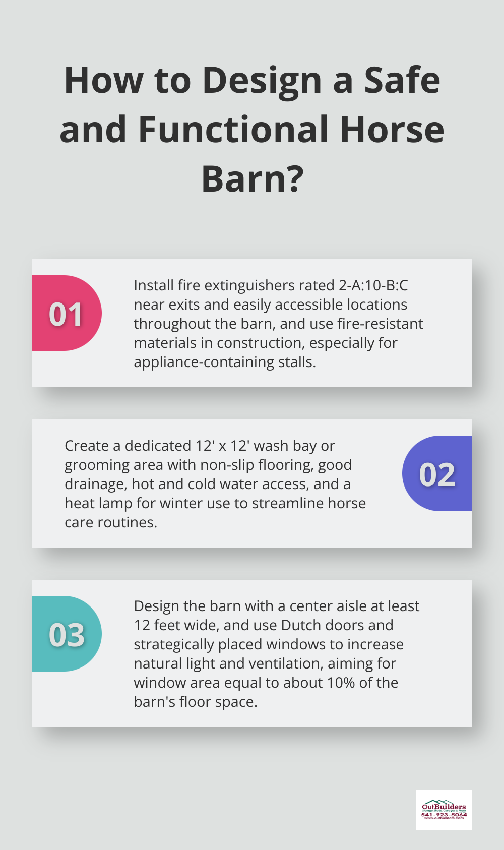 Infographic: How to Design a Safe and Functional Horse Barn? - four stall horse barn designs