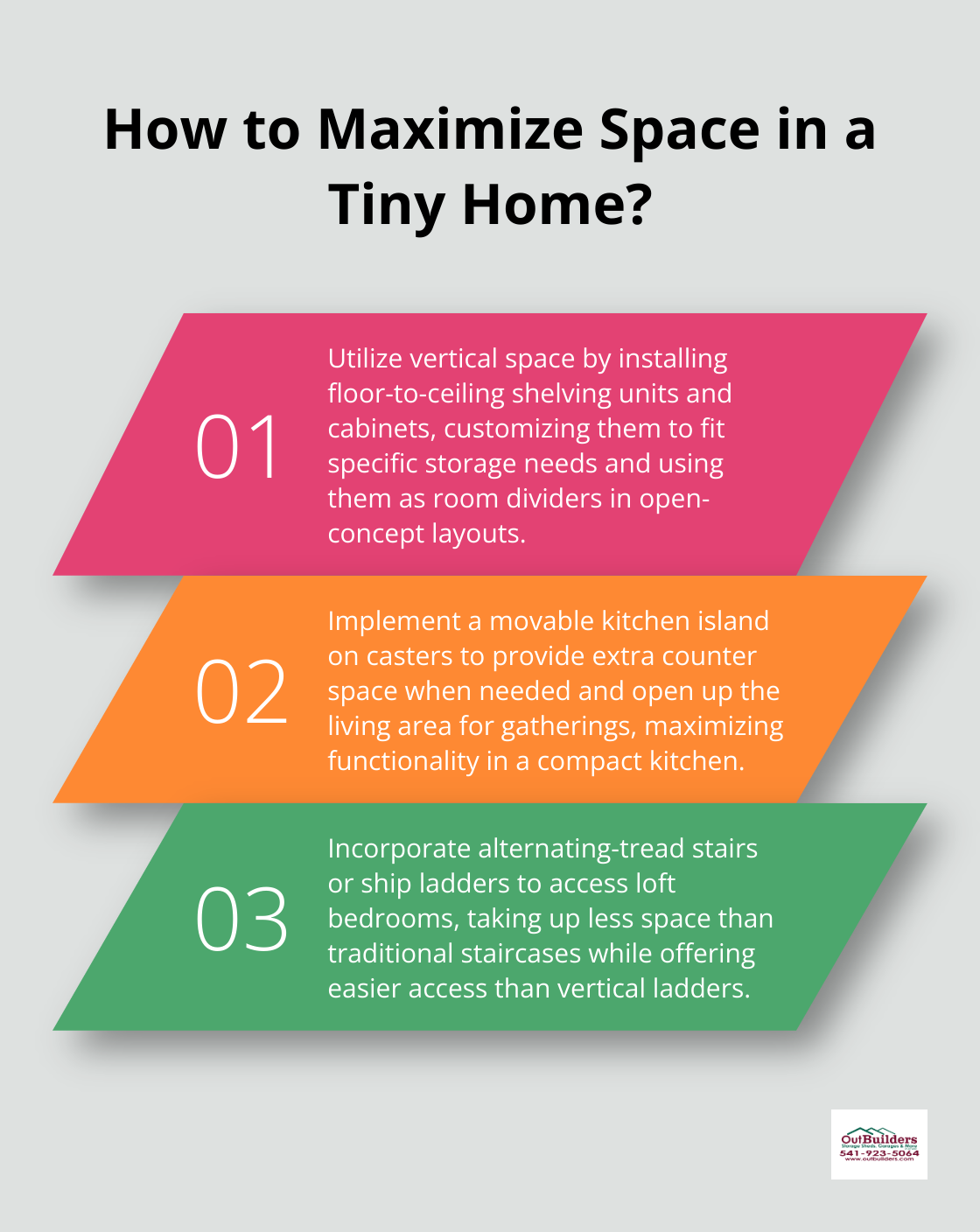 Infographic: How to Maximize Space in a Tiny Home? - 4 bedroom tiny home plans