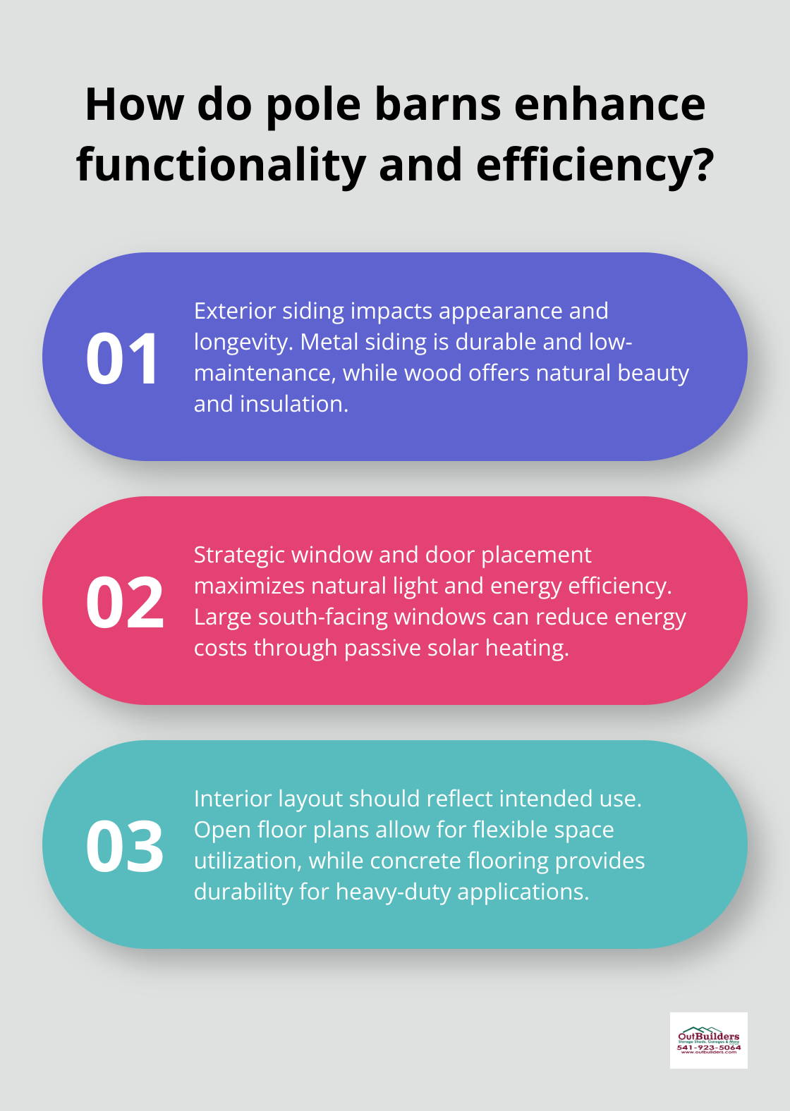 Infographic: How do pole barns enhance functionality and efficiency? - best pole barn designs