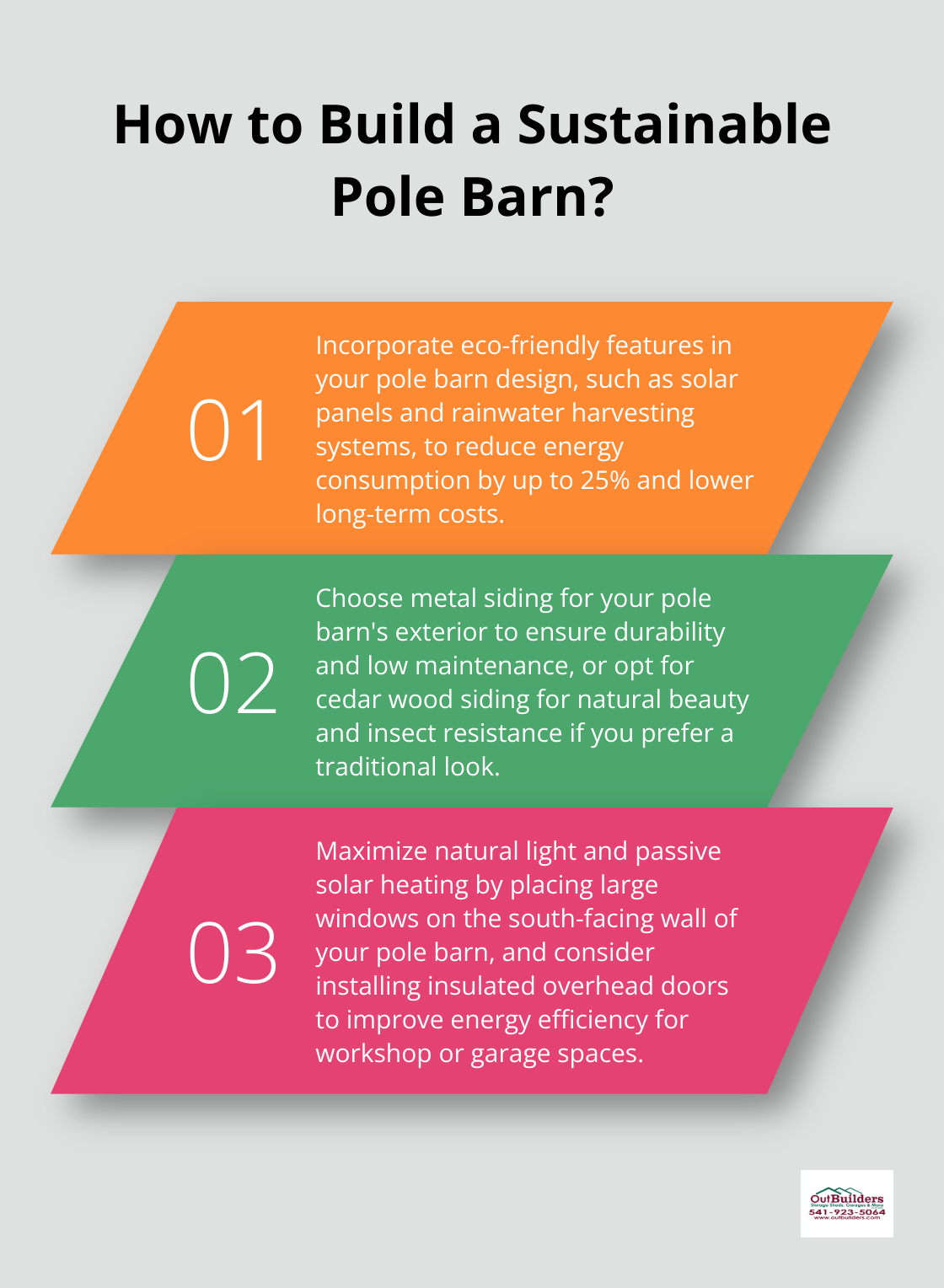 Infographic: How to Build a Sustainable Pole Barn? - best pole barn designs